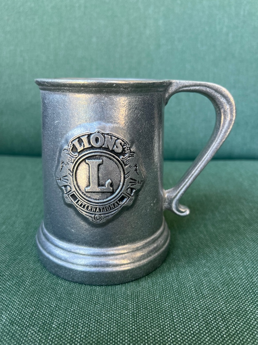 Vintage Lions Club International Pewter Mug